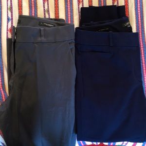 2 Pair LOFT Curvy Size 8 Pants